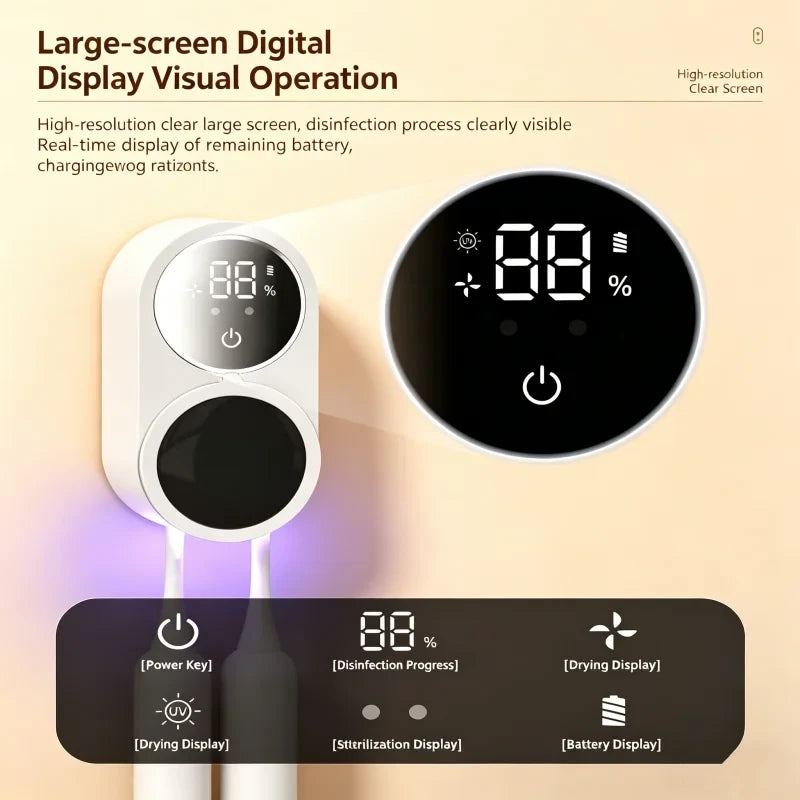 Mini Portable Rechargeable Travel Toothbrush Sterilizer