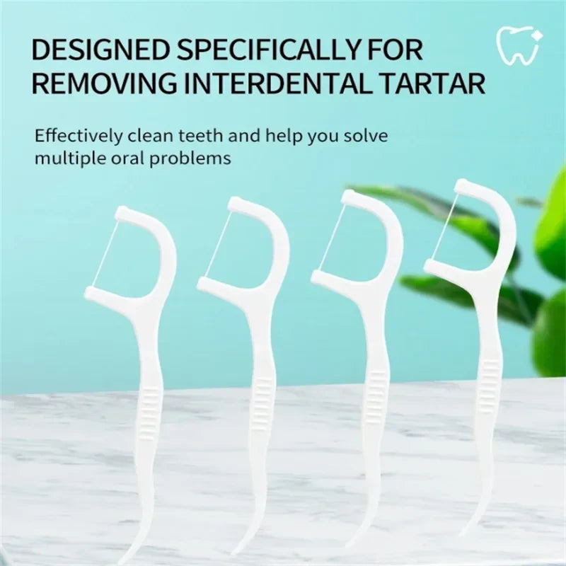 Portable Disposable Dental Floss Pick