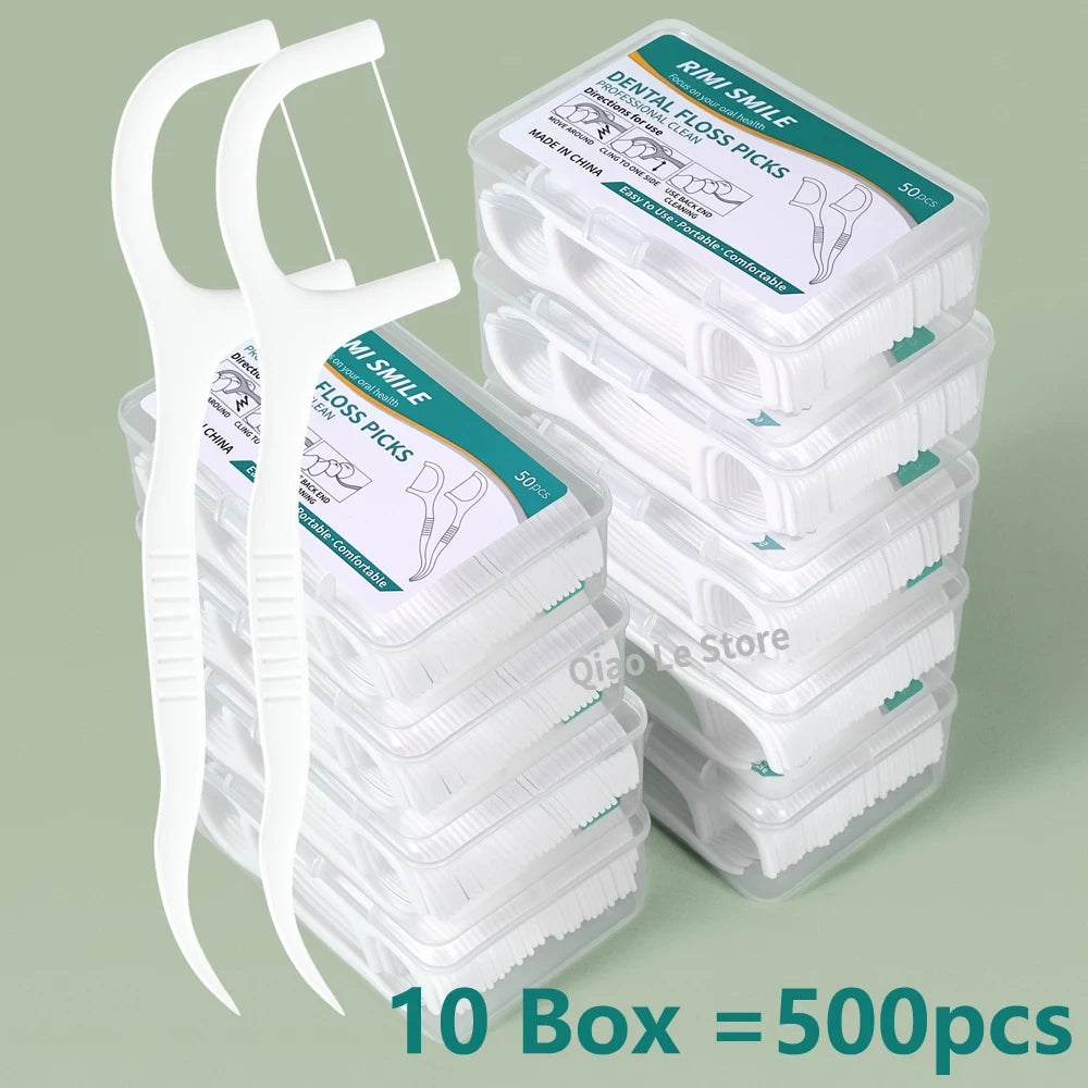 Portable Disposable Dental Floss Pick