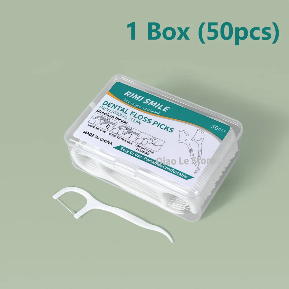 Portable Disposable Dental Floss Pick