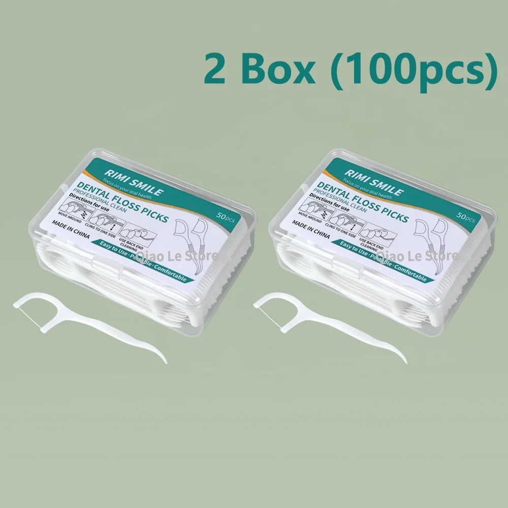 Portable Disposable Dental Floss Pick