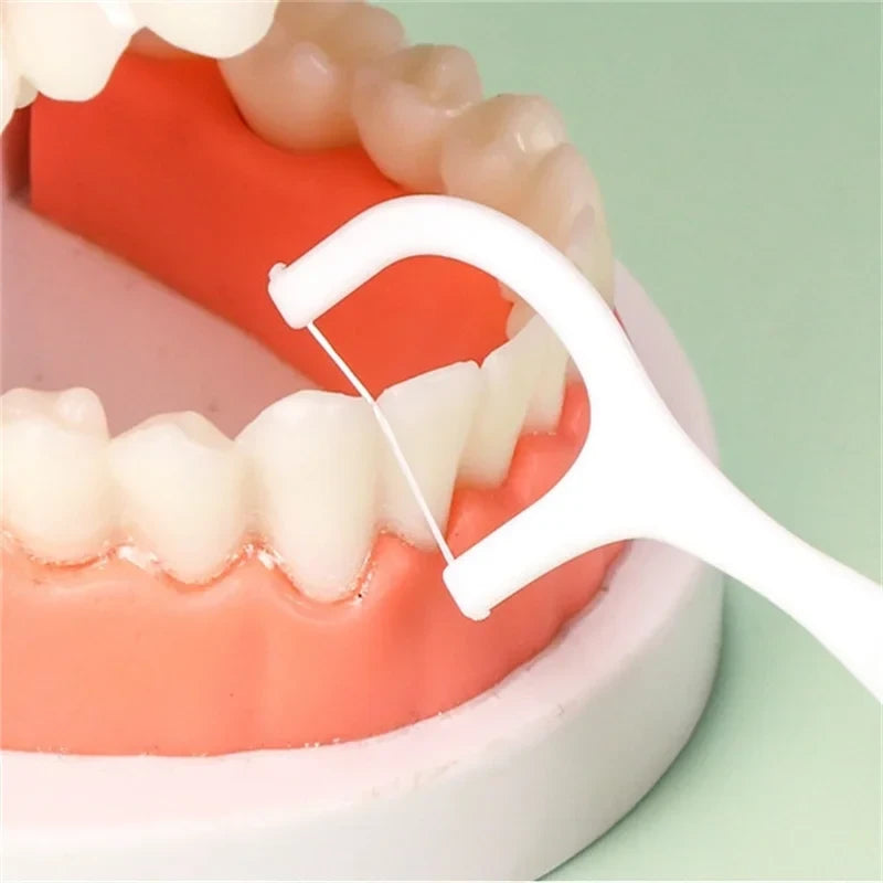 Portable Disposable Dental Floss Pick