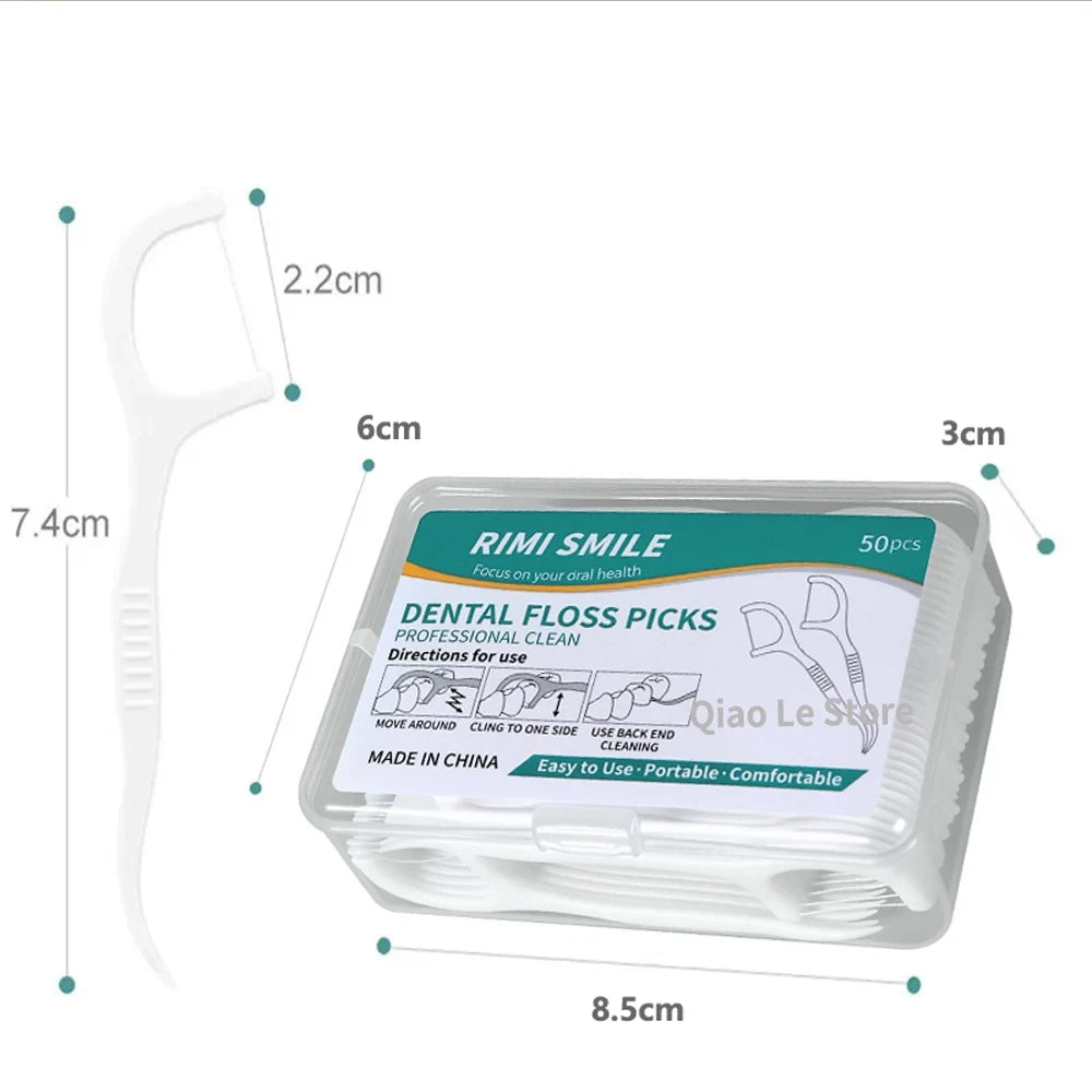 Portable Disposable Dental Floss Pick
