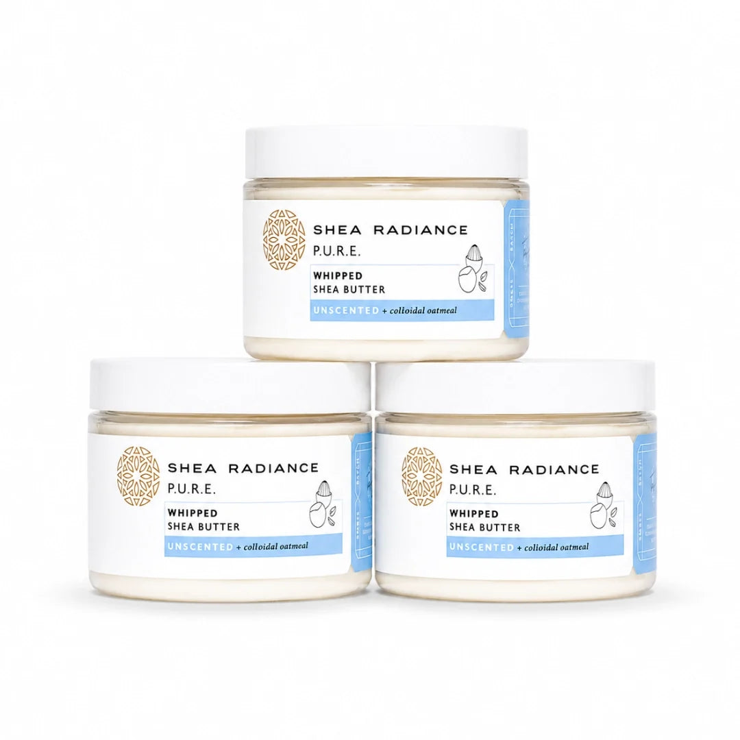 Whipped Shea Body Butter with Colloidal Oatmeal | For Dry, Sensitive and Eczema-Prone Skin