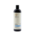 A 16oz black bottle of Shea Radiance Pure African Black Soap Cleansing Wash with a cream-colored label, shown on a plain white background.