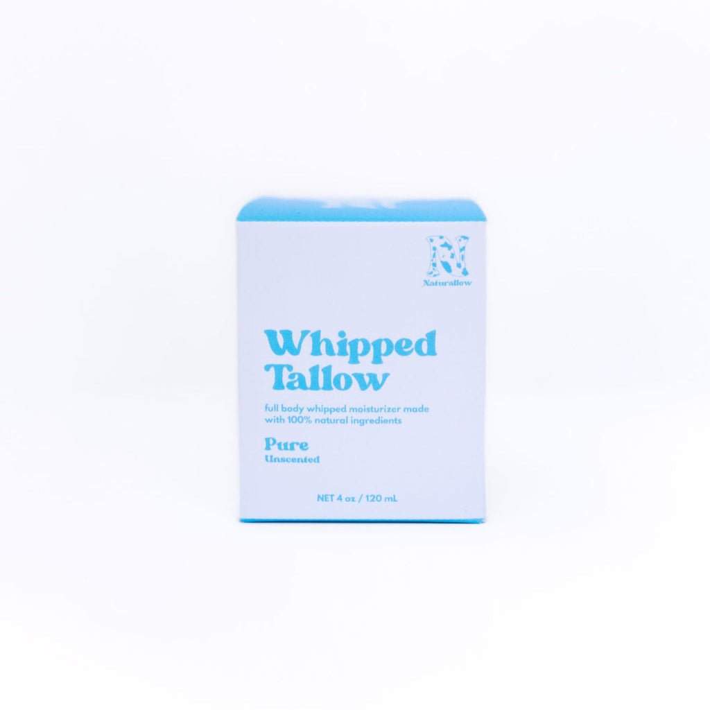 Box of 'Whipped Tallow' on a white background