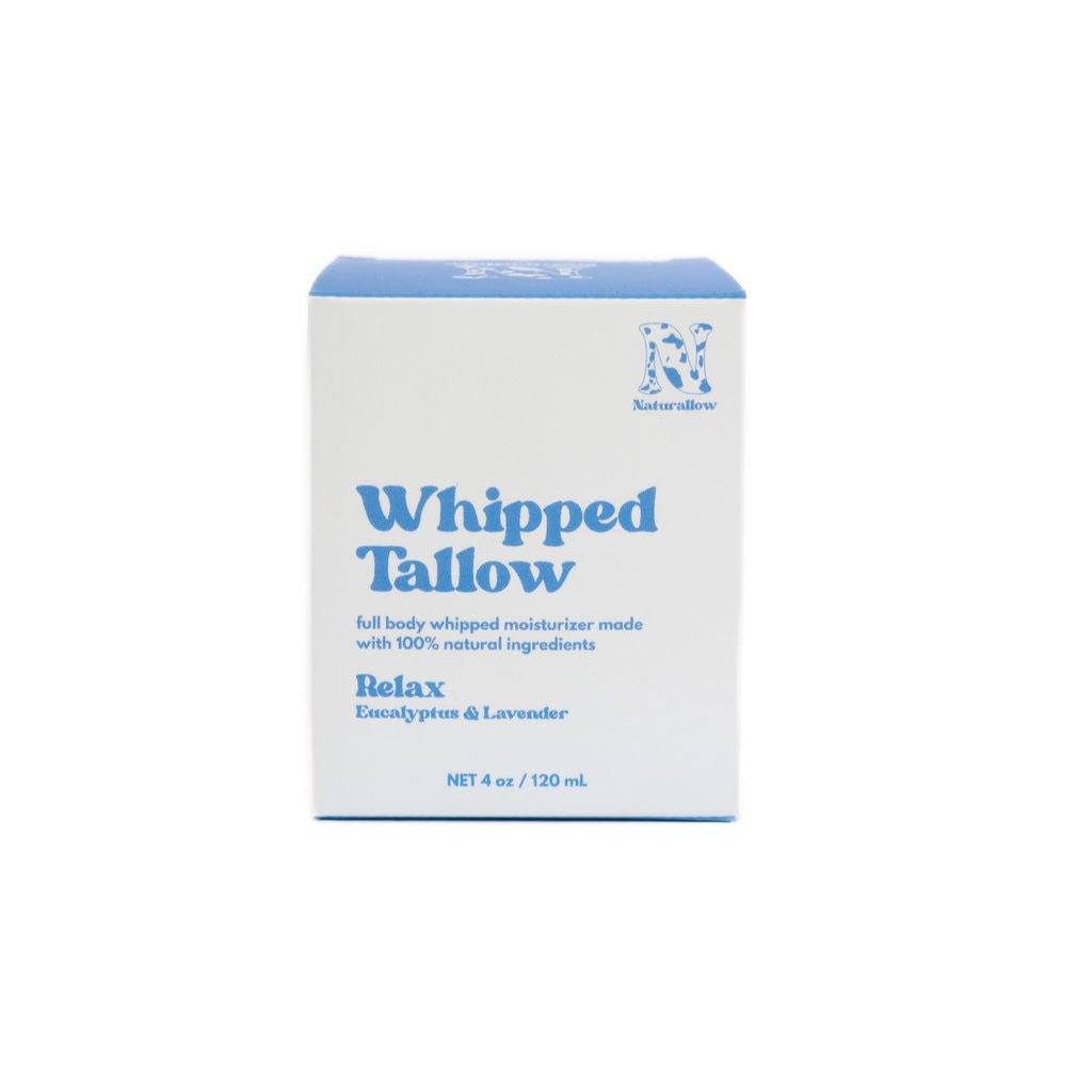 Box of 'Whipped Tallow' product on a white background