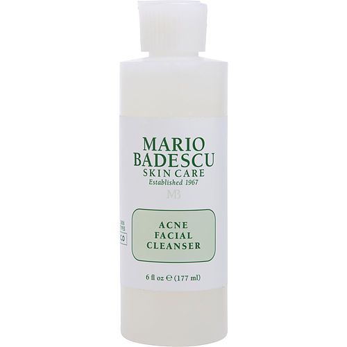 Mario Badescu Acne Facial Cleanser bottle on a white background