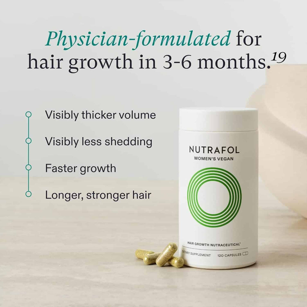 Nutrafol Women's Vegan Hair Growth Supplement Pack 3-Month Supply