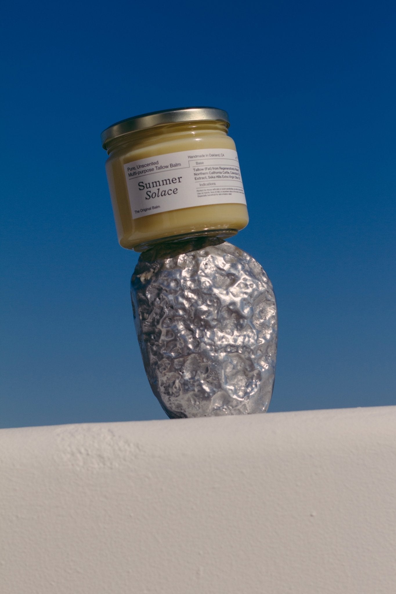 Pure Unscented Tallow Balm • Fragrance-Free Moisturizer for Sensitive Skin